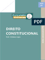 Direito Constitucional - Esquema Prof Cristiano Lopes