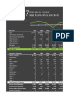 2017 Profit and Loss Statement Review