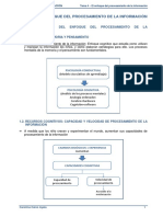 Tema 4 - El Enfoque de Procesamiento de Información