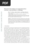 Theoretical Descriptions of Compound-Nuclear Reactions: Open Problems & Challenges