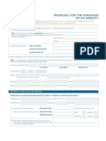 ICEA Annuity Proposal Form
