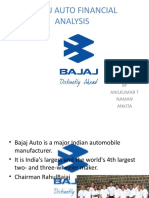 Bajaj Auto Financial Analysis