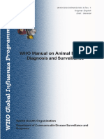 WHO Manual On Animal Influenza Diagnosis and Surveillance: World Health Organization