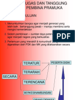 4.2 Peran, Tugas Dan Tanggung Jawab Pembina Pramuka