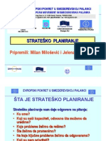Trening "PLANIRANJE (STRATEŠKO I AKCIONO) I POSLOVNA KOMUNIKACIJA" - Prezentacija strateškog planiranja