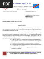 Lettre retrait ACO du G7