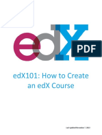 How To Create An EdX Course