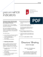 Key Performance Indicators: Strategy Directors' Briefing