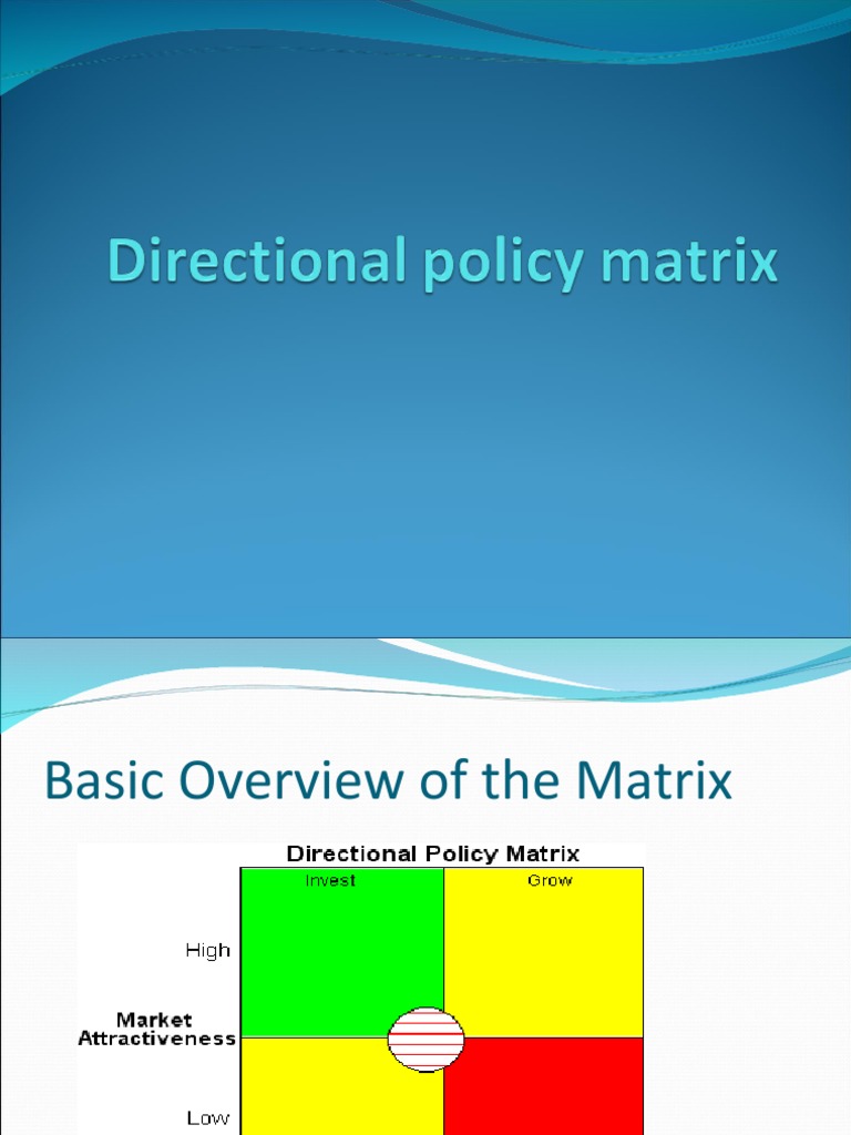 Directional Policy Matrix