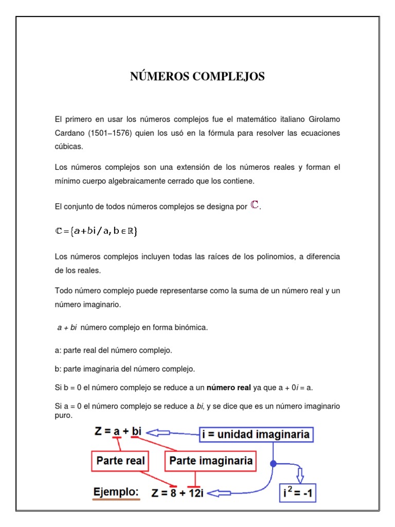 Numeros Complejos Numero Complejo Fisica Y Matematicas