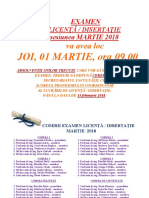 Examen Licenta Disertatie Martie2018