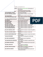 Customer Base Tables