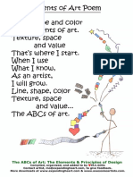 Abcsofart Poster 11x17 Elementsartpoem