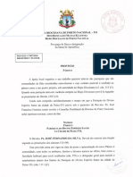 Provisão de Pároco - Pe. José Fernando Da Silva