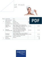 JBL FC Facial Sheet Mask 2017-027