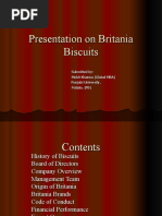 Download Presentation on Britania Biscuits by Navjinder Singh SN37044722 doc pdf