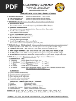 Curriculo de Faixa Colorida - TKD Santana