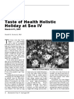 Taste of Health Holistic Holiday at Sea IV