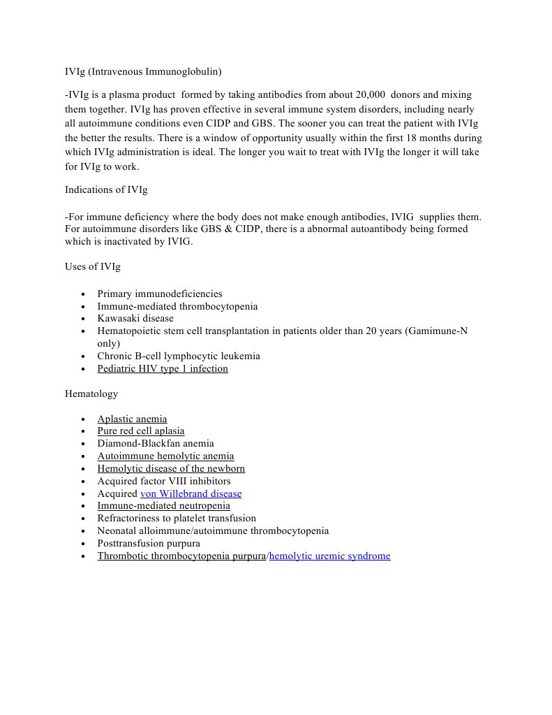 IVIg | PDF | Science & Mathematics
