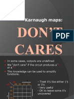 Karnaugh Maps:: Don'T Cares