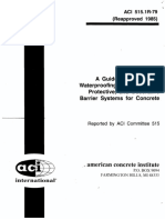 ACI-515.1R-79 Guide For Waterproofing Dampproofing Protective and Decorative Barrier Systems For Concrete PDF
