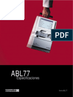 Analizador de Gases - Radiometer - ABL77 - Especificaciones PDF