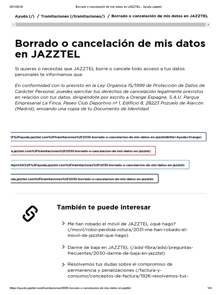Borrado o cancelación de mis datos en JAZZTEL Ayuda Jazztel.pdf