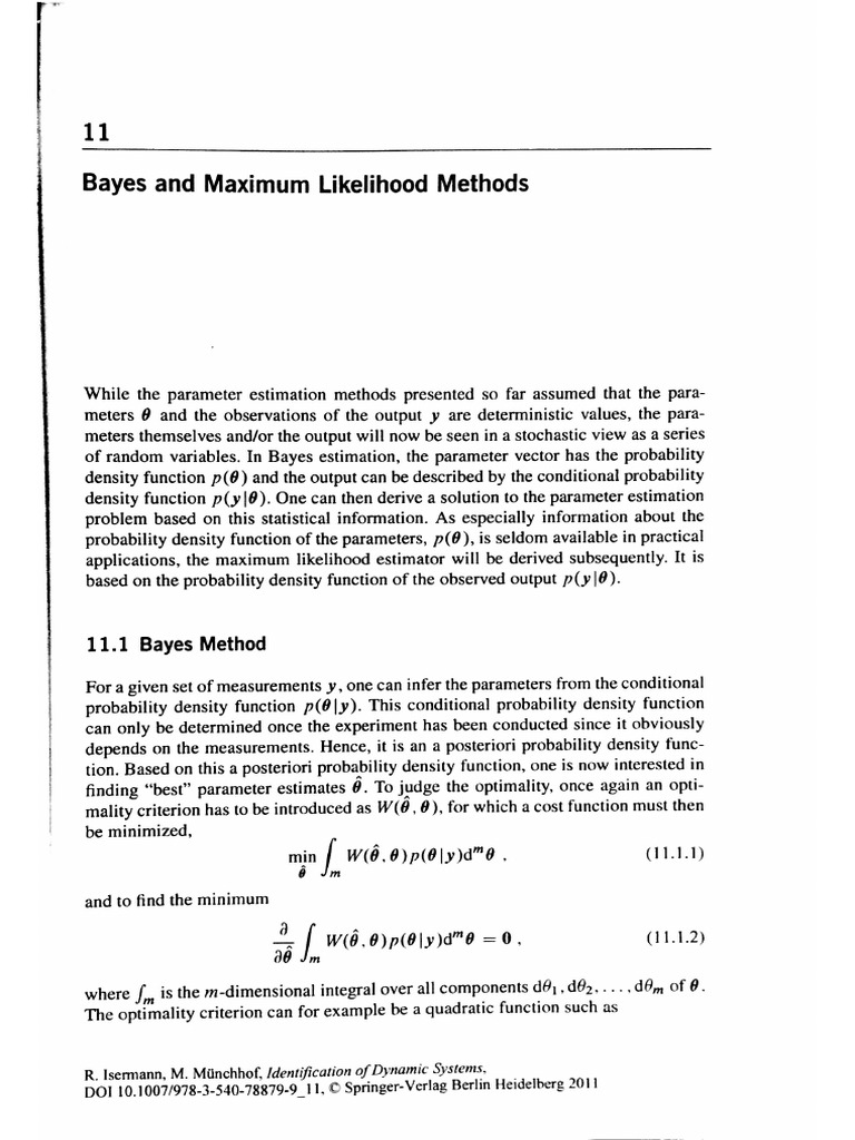 Ayes and Maximum Likelihood Methods: H Whit | PDF | Foreign Language ...