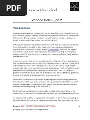 the voodoo doll spellbook