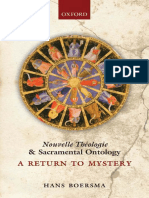 Hans Boersma - Nouvelle Théologie and Sacramental Ontology PDF