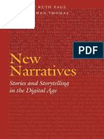(Frontiers of Narrative) Thomas, Bronwen_ Page, Ruth E-New Narratives _ Stories and Storytelling in the Digital Age-University of Nebraska Press (2011)