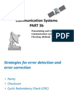 Copy of Copy of Communication Systems - Error Checking Methods