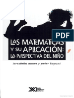 La Matematicas y Su Aplicacion Perspectiva Del Niño (Fragmento)