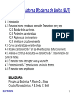 TEMA 4 - Transistores Bipolares de Unión (BJT)