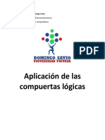 Aplicación de Las Compuertas Lógicas