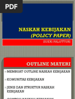 Naskah Kebijakan (Policy Paper)