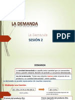 La Demanda Sesión 2