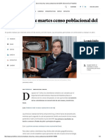 Dane Inicia Hoy Censo Poblacional Del 2018 - Economía - Portafolio PDF