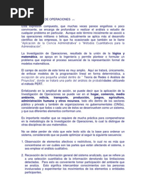 Intro Investigacion De Operaciones Desigualdad Matematicas