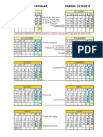 Calendario Escolar 2010-2011