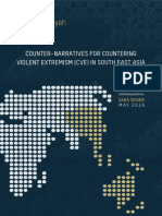 COUNTER-NARRATIVES FOR COUNTERING VIOLENT EXTREMISM (CVE) IN SOUTH EAST ASIA