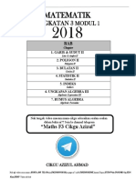Buku Maths f3 Modul 1 2018