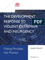 USAID THE DEVELOPMENT RESPONSETO VIOLENT EXTREMISM AND INSURGENCY POLICY