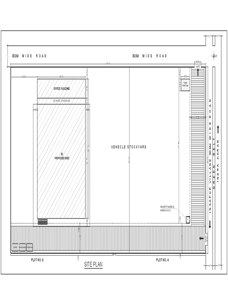 7) Site Layout Plan | PDF | Nature