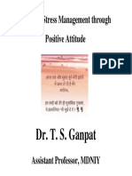 Yoga For Stress Management Through Positive Attitude: Dr. T. S. Ganpat