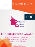 Woman Icons India: The Prestigious Award