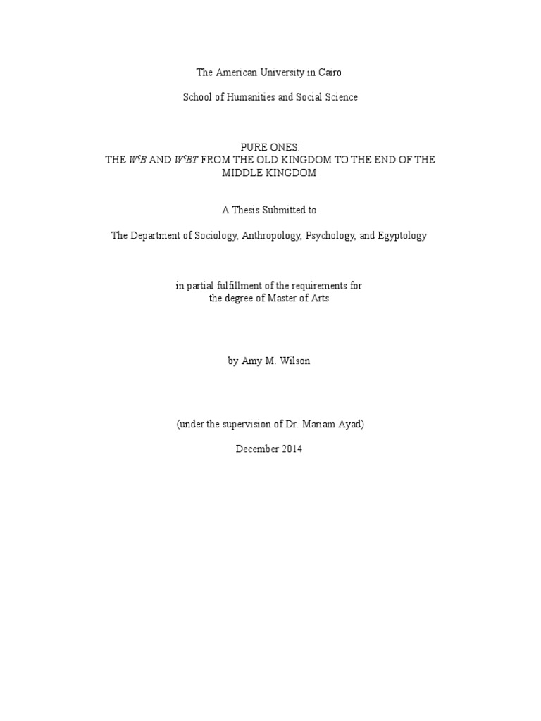 The wilson thesis image