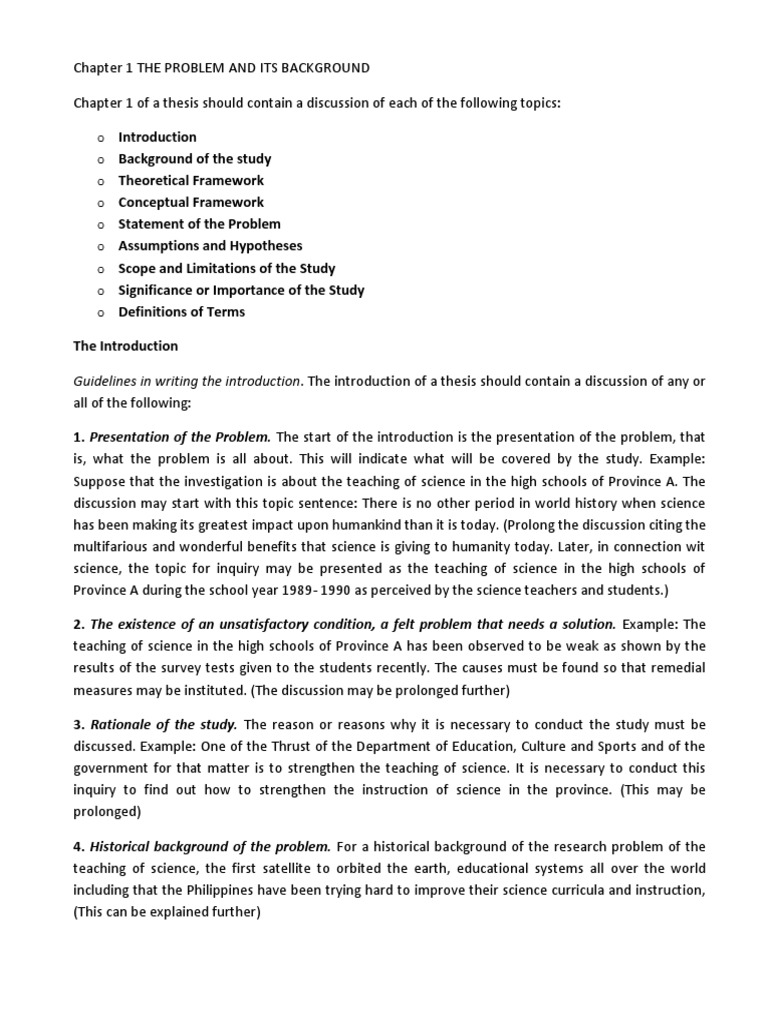 Thesis format sample image