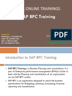 SAP BPC Training Ppt