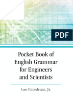 Pocket Book of English Grammar For Engineers and Scientists